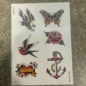 Tattoo Design Sticker Sheet